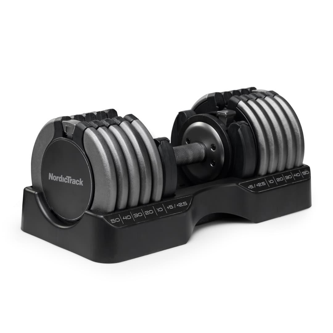 NordicTrack Select-A-Weight adjustable dumbbells