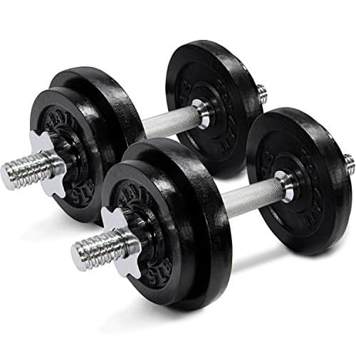 Yes4All plate-loaded adjustable dumbbells